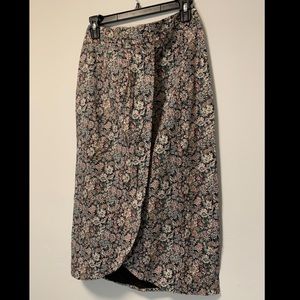 Jcrew Liberty Print Tulip Hem Skirt